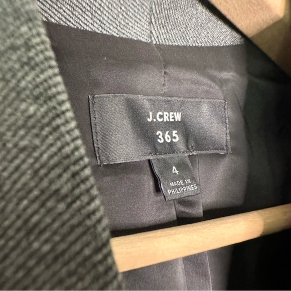 J. Crew | Gray Going-Out Blazer In Stretch Twill Size 4 - Picture 8 of 11